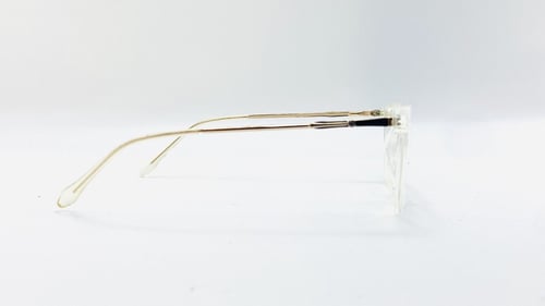 نظارة طبية بلاستيك بيضاوية مناسبة للجنسين اللون شف...