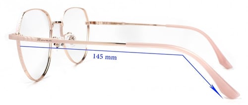 نظارة طبية نسائية من المعدن رقم الموديل 9507c6