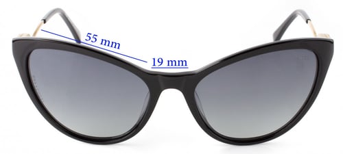 نظارة طبية شمسية نسائية رقم الموديل 6146c1