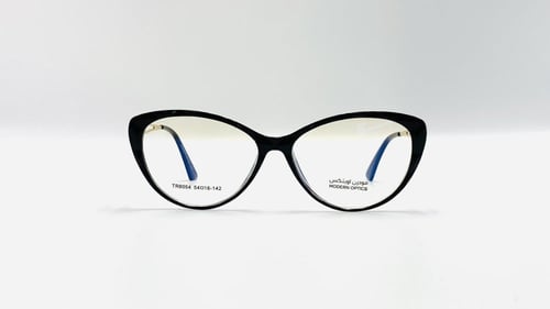 نظارة طبية نسائية بلاستيك عين القطة (كات آي) اللون...