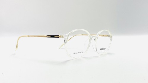 نظارة طبية بلاستيك دائريه مناسبة للجنسين اللون شفا...