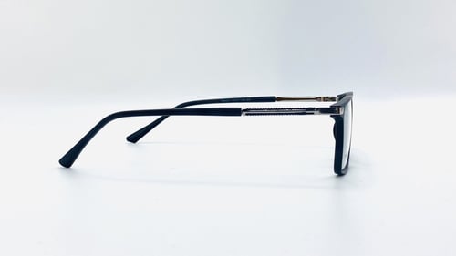 نظارة طبية بلاستيك مستطيلة مناسبة للجنسين اللون أس...