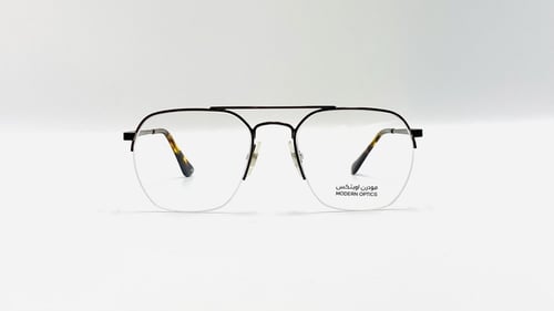 نظارة طبية معدن نصف إطار (هاف فريم) طيار (اڤياتور)...