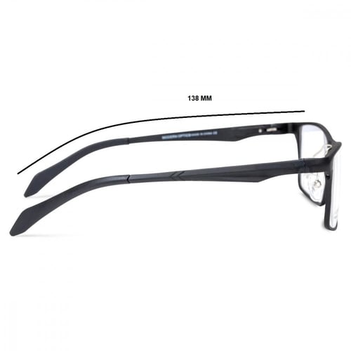 نظاره طبيه من المعدن مناسبه للجنسين واللون اسود رق...