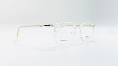 نظارة طبية بلاستيك بيضاوية مناسبة للجنسين اللون شف...