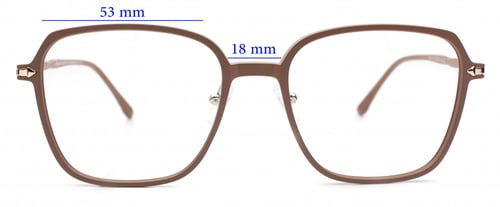 نظارة طبية مناسبه للجنسين بلاستيك رقم الموديل 695c...