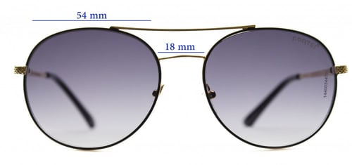 نظارة شمسية من المعدن رقم الموديل 905C2 اللون ذهبي...