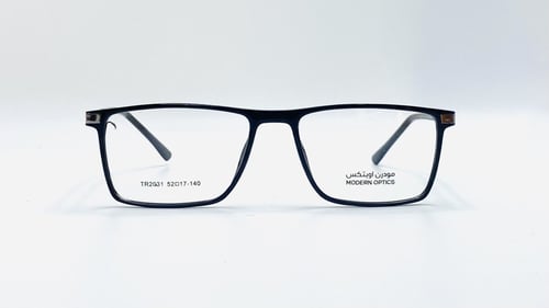 نظارة طبية بلاستيك مستطيلة مناسبة للجنسين اللون أس...