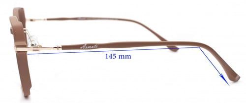 نظارة طبية مناسبه للجنسين بلاستيك رقم الموديل 695c...