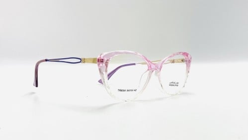 نظارة طبية نسائية بلاستيك عين القطة (كات آي) شفاف...