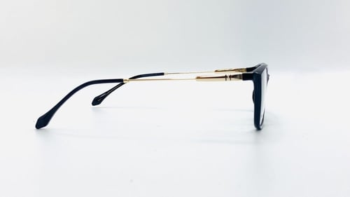 نظارة طبيه بلاستيك بيضاوي مناسبة للجنسين اللون أسو...