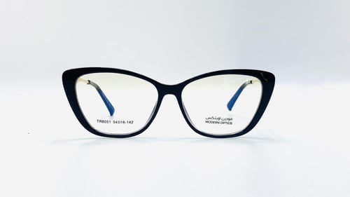 نظارة طبية نسائية بلاستيك عين القطة (كات آي) اللون...