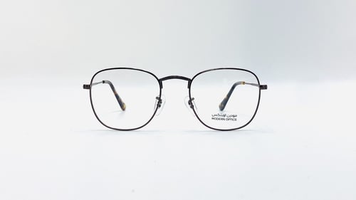 نظارة طبية بيضاوية من المعدن مناسبة للجنسين اللون...