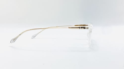 نظارة طبيه بلاستيك بيضاوية مناسبة للجنسين اللون شف...