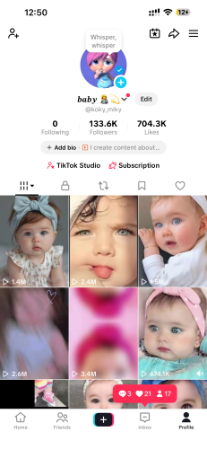 حساب تيك توك للبيع 133k - متابعين عرب حقيقيين