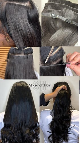 كلبسات مخفي اسود طبيعي ناعم