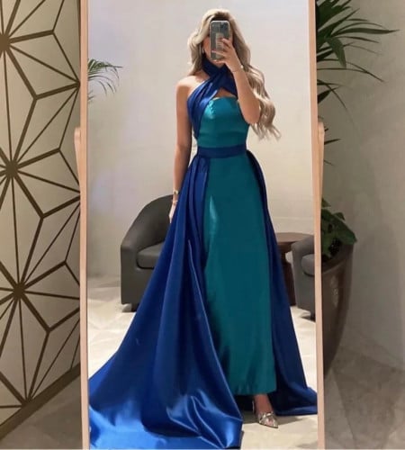 فستان ميكادو على تفته ناعم