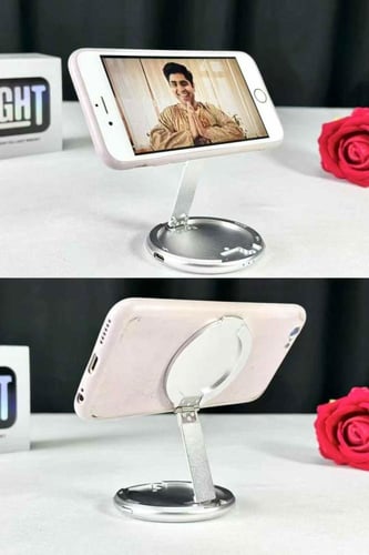 اضاءة تصوير LED للجوال محمول ماج سيف + مرآة مدمجة