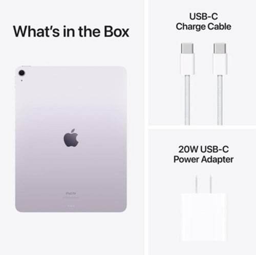 ايباد ابل اير 6 ، سعة 128 جيجا ، واي فاي ، لون بنف...