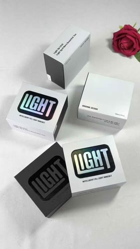 اضاءة تصوير LED للجوال محمول ماج سيف + مرآة مدمجة