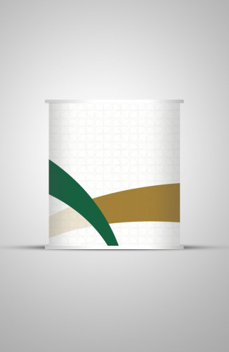Plastic table including printing