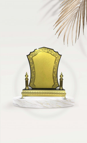 Luxury shield with box, size length 39×34