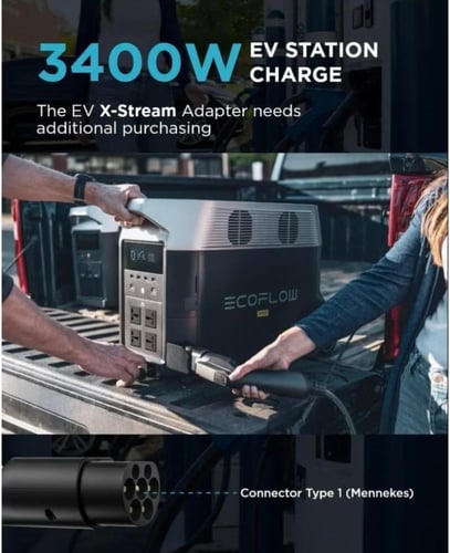 إيكوفلو دلتا برو جهاز توليد طاقة متنقل إصدار من أف...