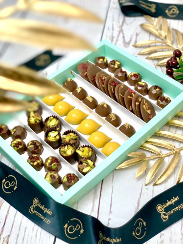 تشكيلة تشوكلت 1 حشوة ( ليمون -مستكة - ويفر وبندق -...