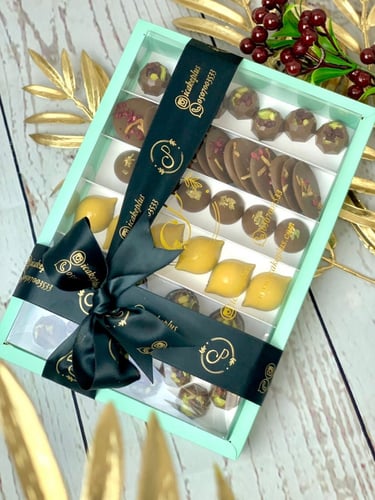 تشكيلة تشوكلت 1 حشوة ( ليمون -مستكة - ويفر وبندق -...