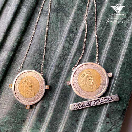 عُملة سعوديه من الفضه الاسترليني عيار 952 ، و الفض...