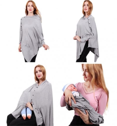 غطاء رضاعة من القطن الناعم