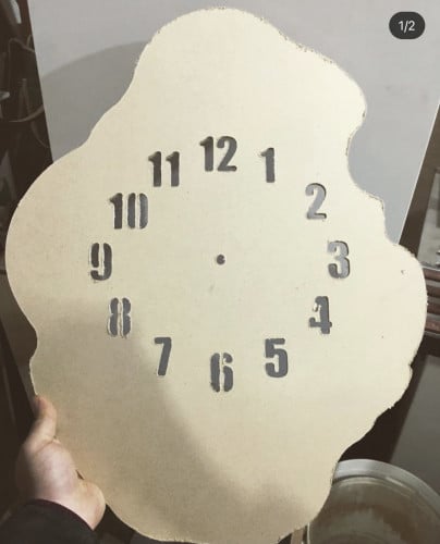 خشب mdf ساعه جاهز للاعمال الفنيه 6 ملي متوفر مقاسي...