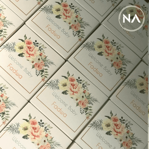 بوكس مرايا روز وبيونيا سكري – توزيعات أنيقة للمناس...