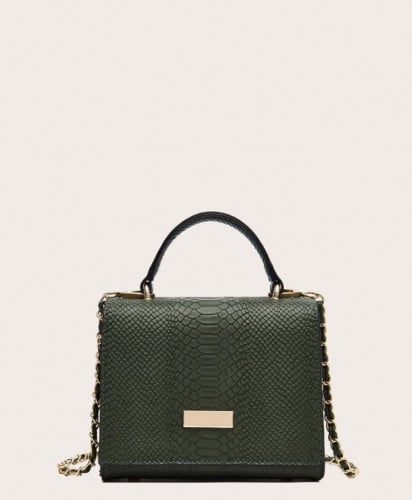 شنطة مربعة / زيتي