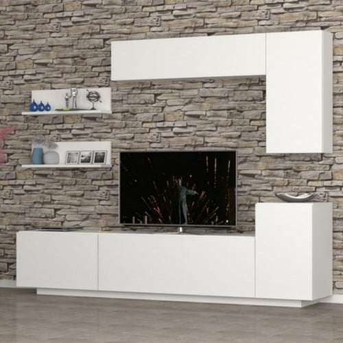 طاولة تلفزيون لون ابيض -موديلvenus