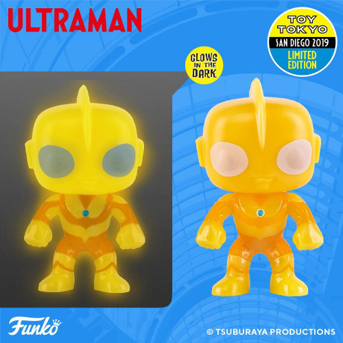 Funko Pop Ultraman (GITD) SDCC 2019 Toy Tokyo Excl...