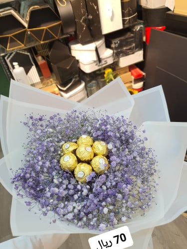 باقة ورد و شوكلت