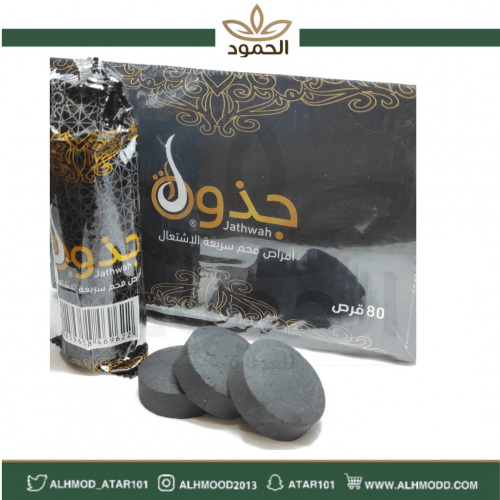 فحم جذوة سريع الاشتعال 80 قرص