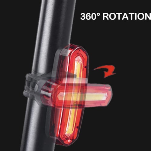 انارة دراجات فلشر احمر ذكي