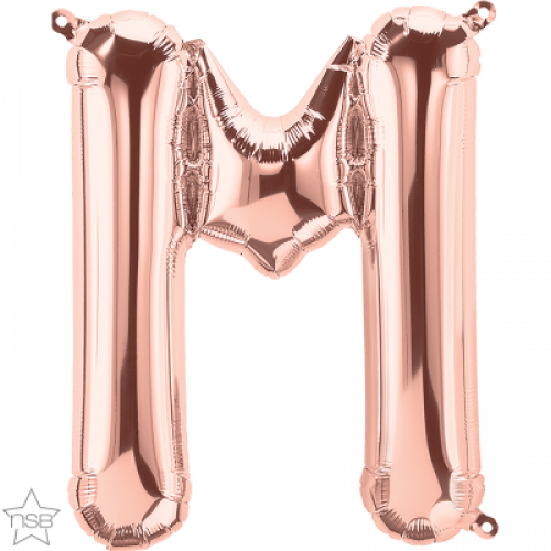 FOIL SMALL LETTER ROSEGOLD (عدد 5 قطع) M