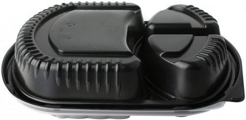 علب ميكرويف مقسم 3\1 (25) حبه