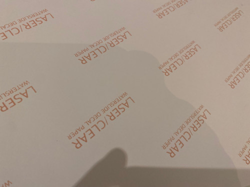 ورق مائي فارغ مقاس A4 بالحبه