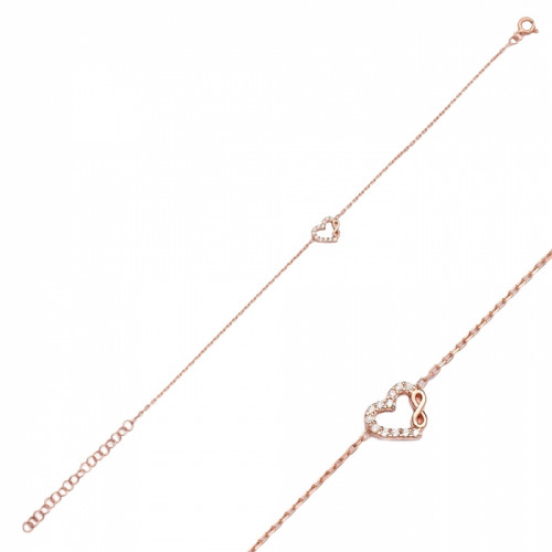 اسوارة حب أبدي انفنتي ، من الفضة الاسترليني عيار 9...