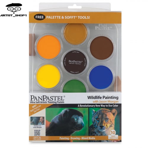 بان باستل مجموعة الحيوانات البرية 10 ألوان