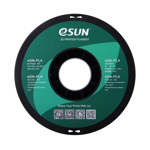 eSUN eSilk-PLA (Lime) 3D Filament 1.75Ø, 1kg
