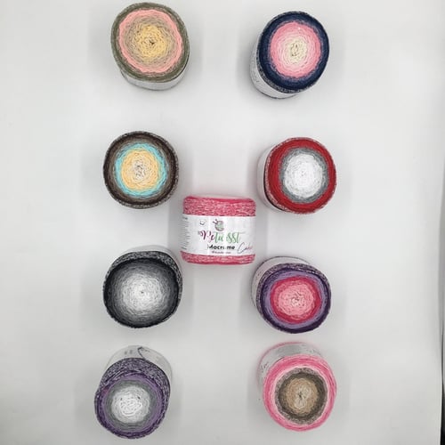 خيوط مكرمية كيك macrame cake