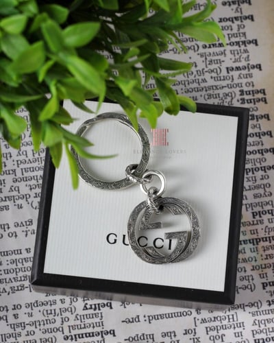 ميدالية مفاتيح فضة ماركة جوتشي