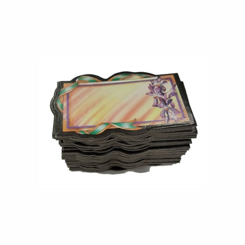 مجسمات بطاقة موردة من الورق البورد السميك 30 قطعة