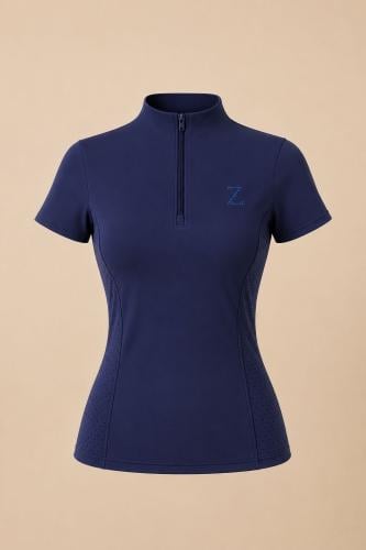 Blue Short Sleeve Training Shirt