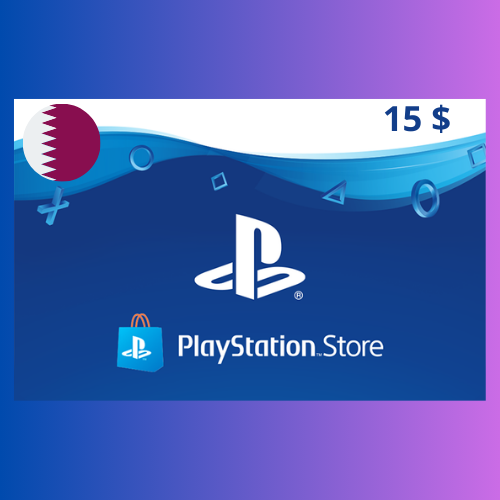 بطاقة بلايستيشن 15 دولار -المتجر القطري